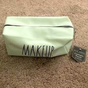 Rae Dunn Light Green Makeup Bag NWT
